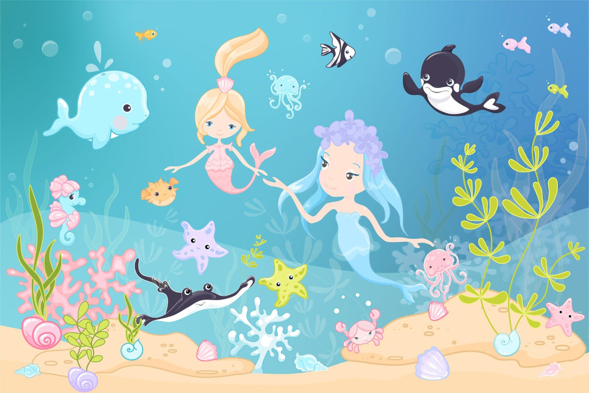 Underwater Adventure Wall Mural in your room