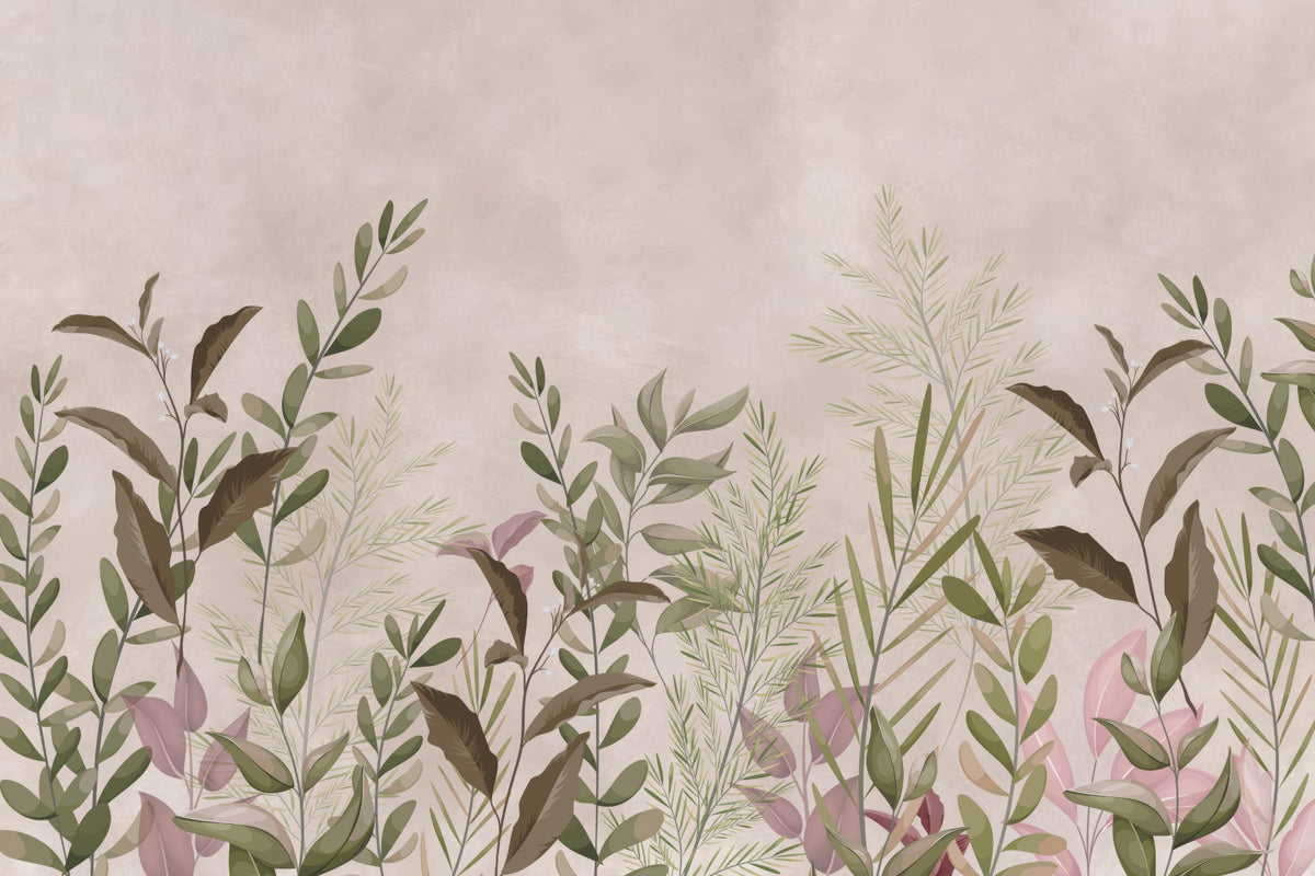 Pristine Haven Wallpaper Mural in your room — zoomed