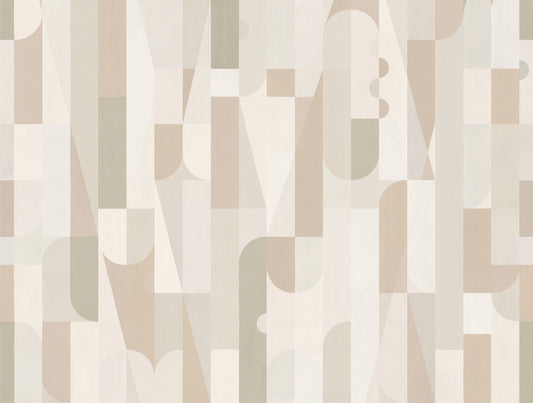 Mosaic Sepia Tones Wallpaper