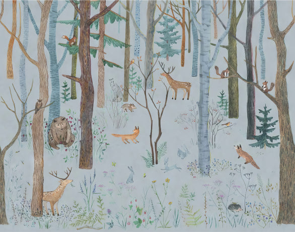 Mystical Wildlife Wall Mural in your room