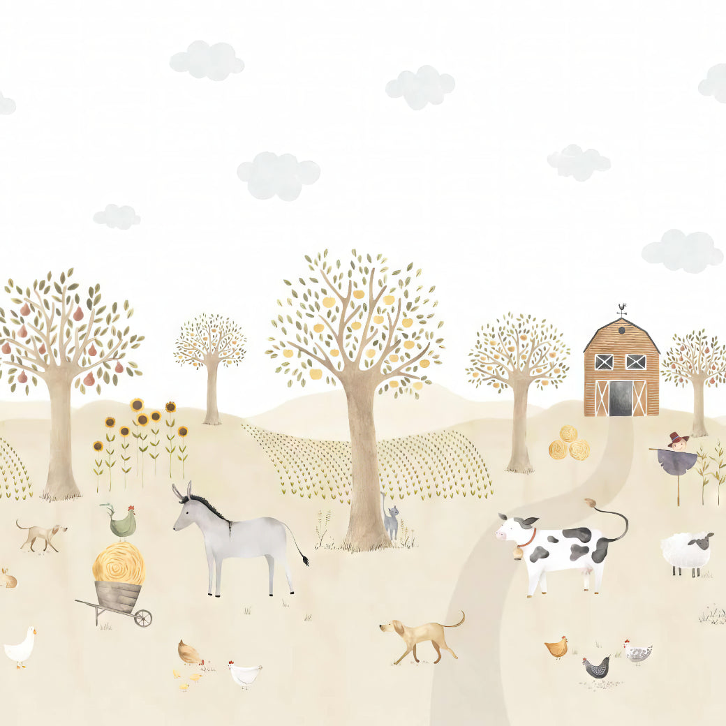 Bucolic Bliss Wall Mural in your room — zoomed
