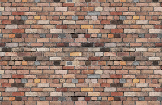 Rustic Charm Brick Wall Mural