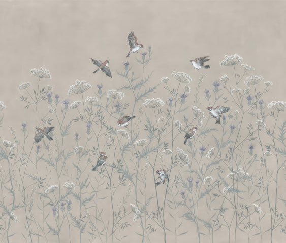 Enchanted Aviary Ballet Mural in your room