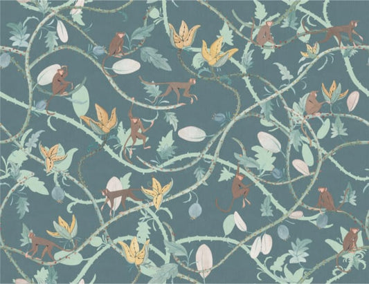 Forest Animals Pattern Wall Mural
