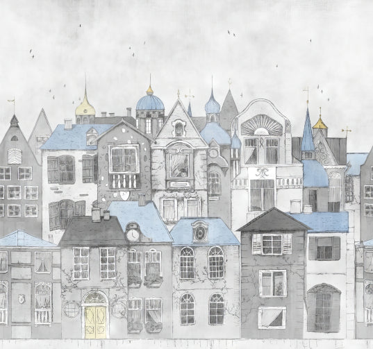 Sketchbook Structures Wall Mural