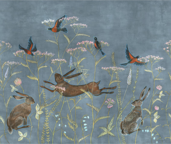 Twilight Flora Fauna Mural in your room