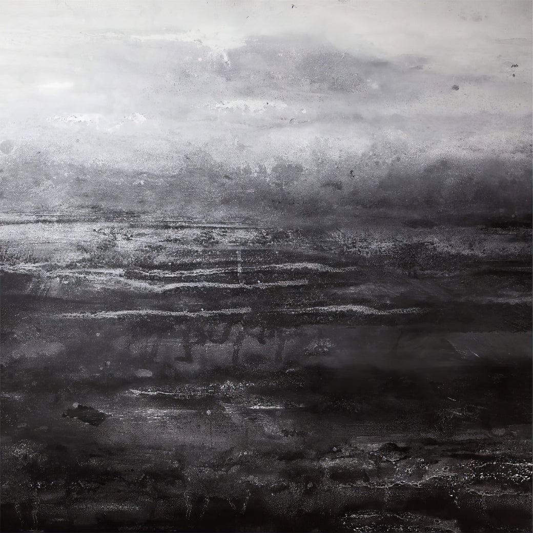 Mystic Charcoal Vistas Mural in your room