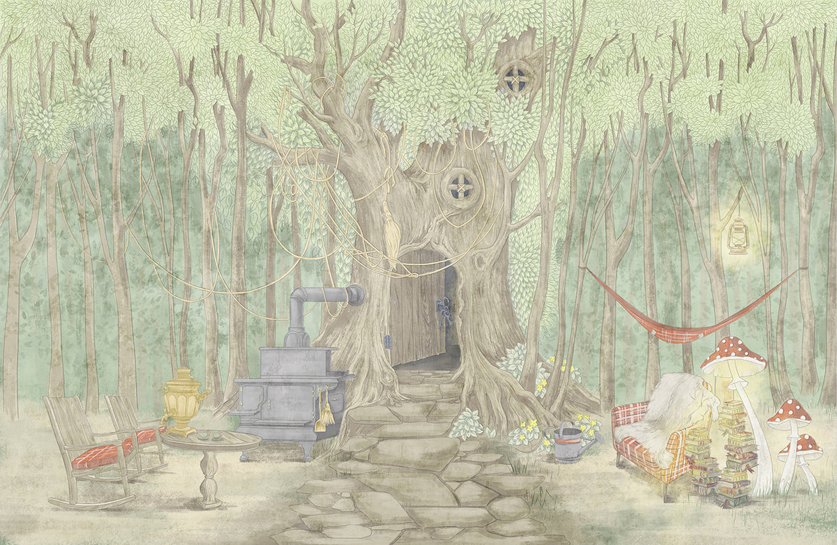 Fairyland Cascade Wall Mural in your room — zoomed