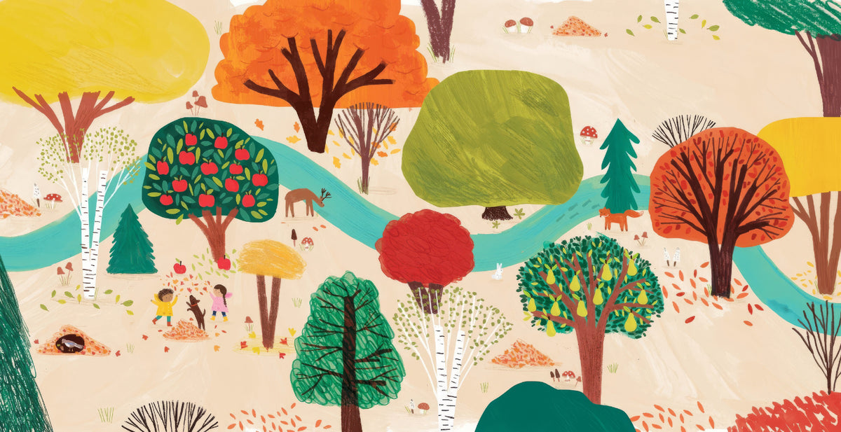 Storybook Trees Wall Mural