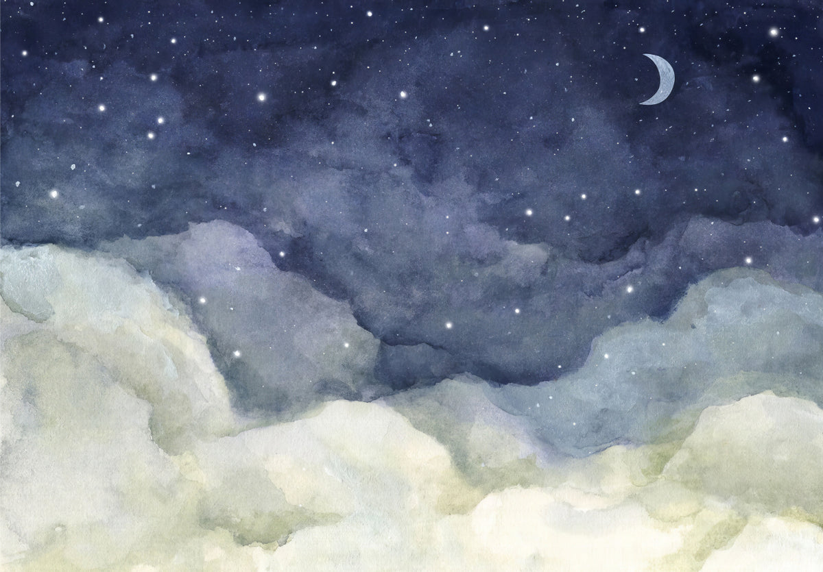 Stardust Veil Wall Mural in your room — zoomed