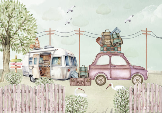 Gypsy Caravan Capers Mural