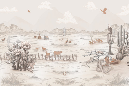 Tumbleweed Treasures Wallpaper Mural