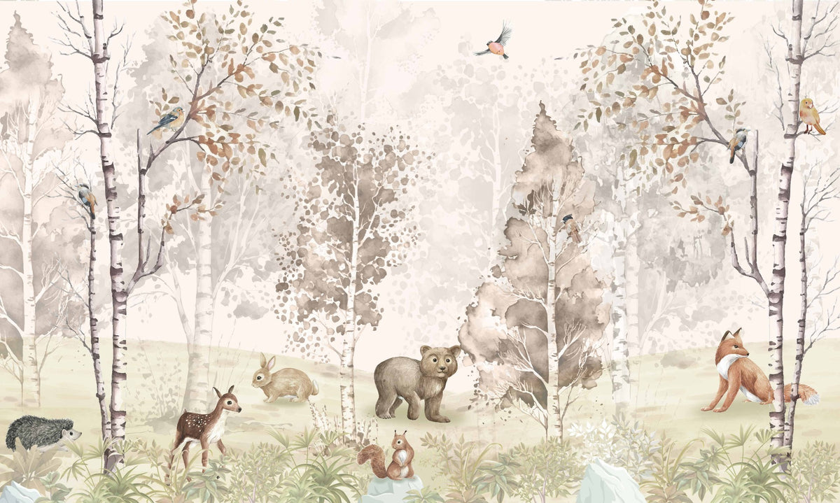 Magical Menagerie Woodland Mural in your room