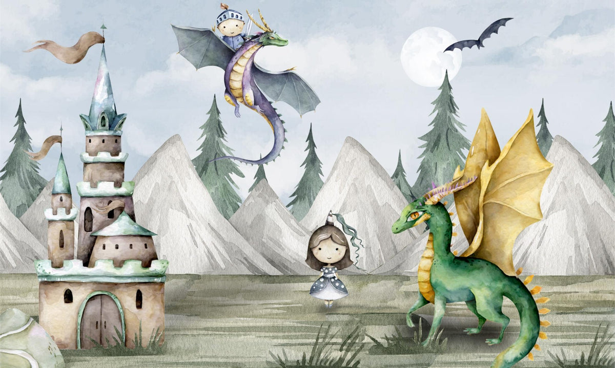 Magical Kingdom Kids Room Wall Mural