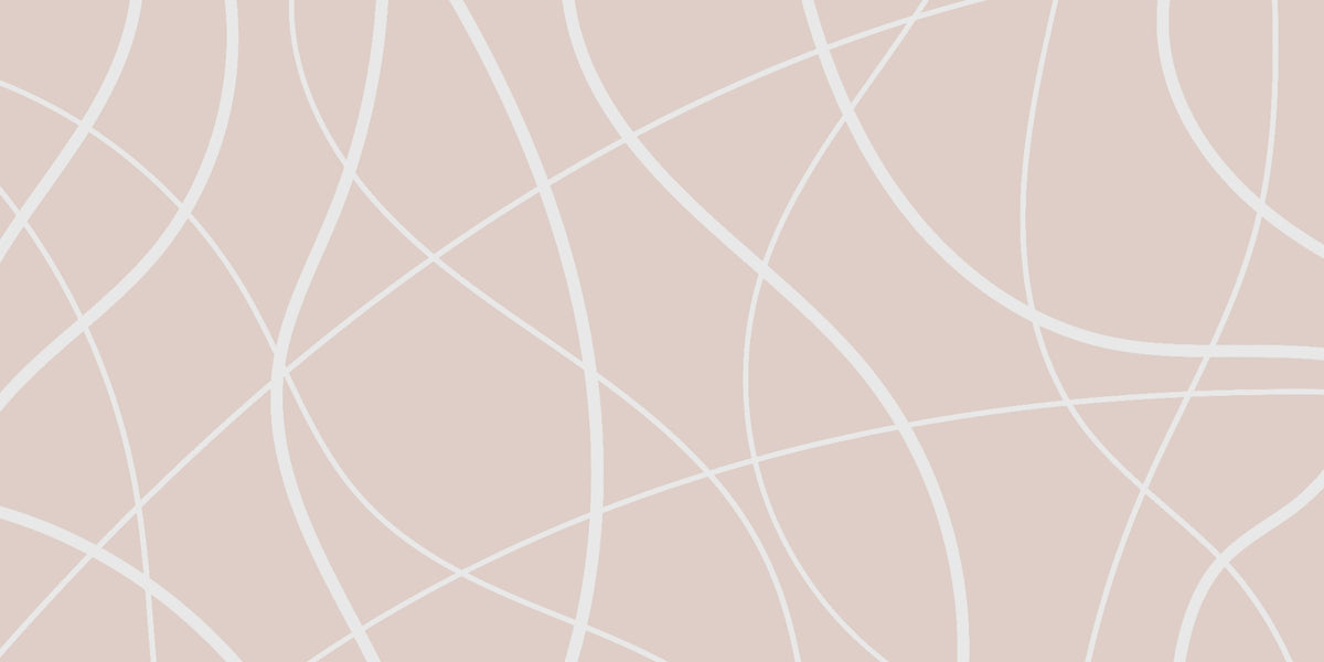 Abstract Beige Line Wall Mural