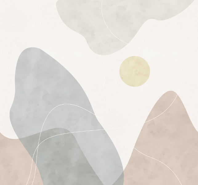 Abstract Terrain Wall Mural in your room — zoomed