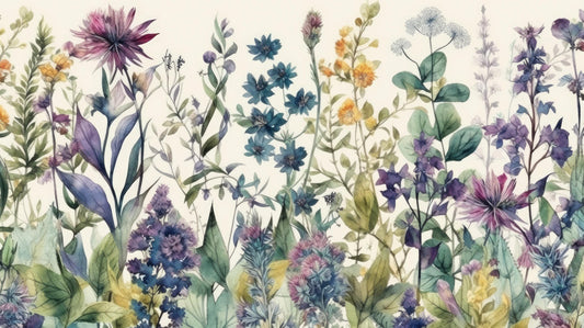 Vintage Flora Wall Mural
