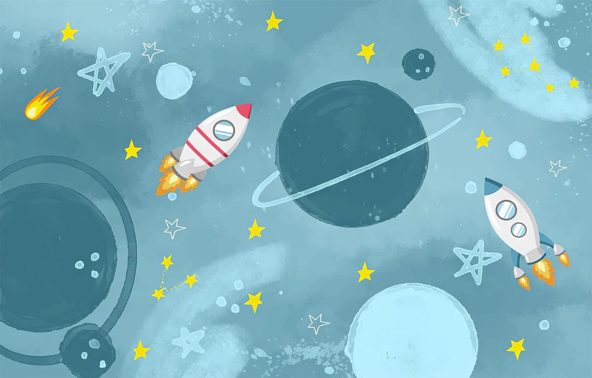 Galactic Adventure Wall Mural in your room