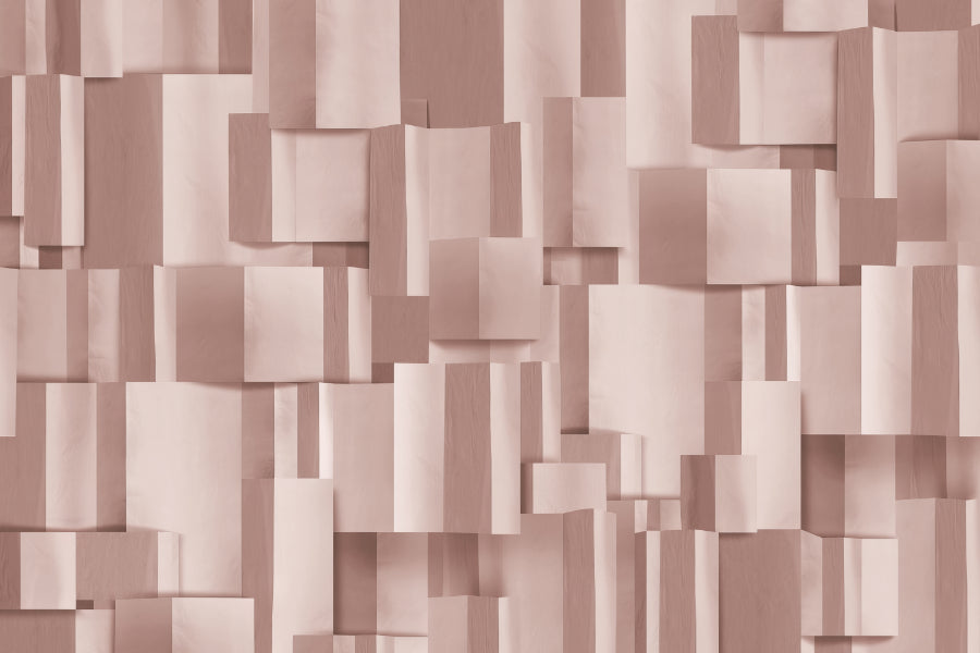 Geometric Elegance Wall Mural in your room — zoomed