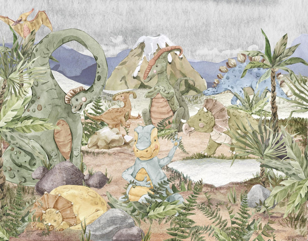 Jurassic Adventure Wall Mural in your room