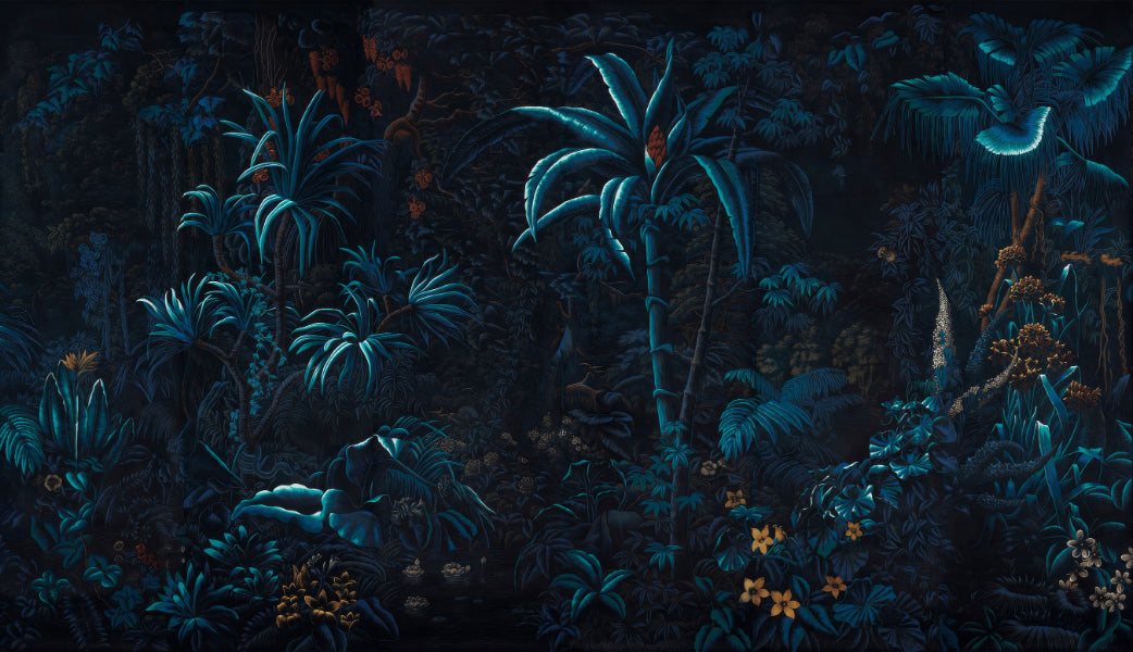 Moonlight Forest Wall Mural in your room