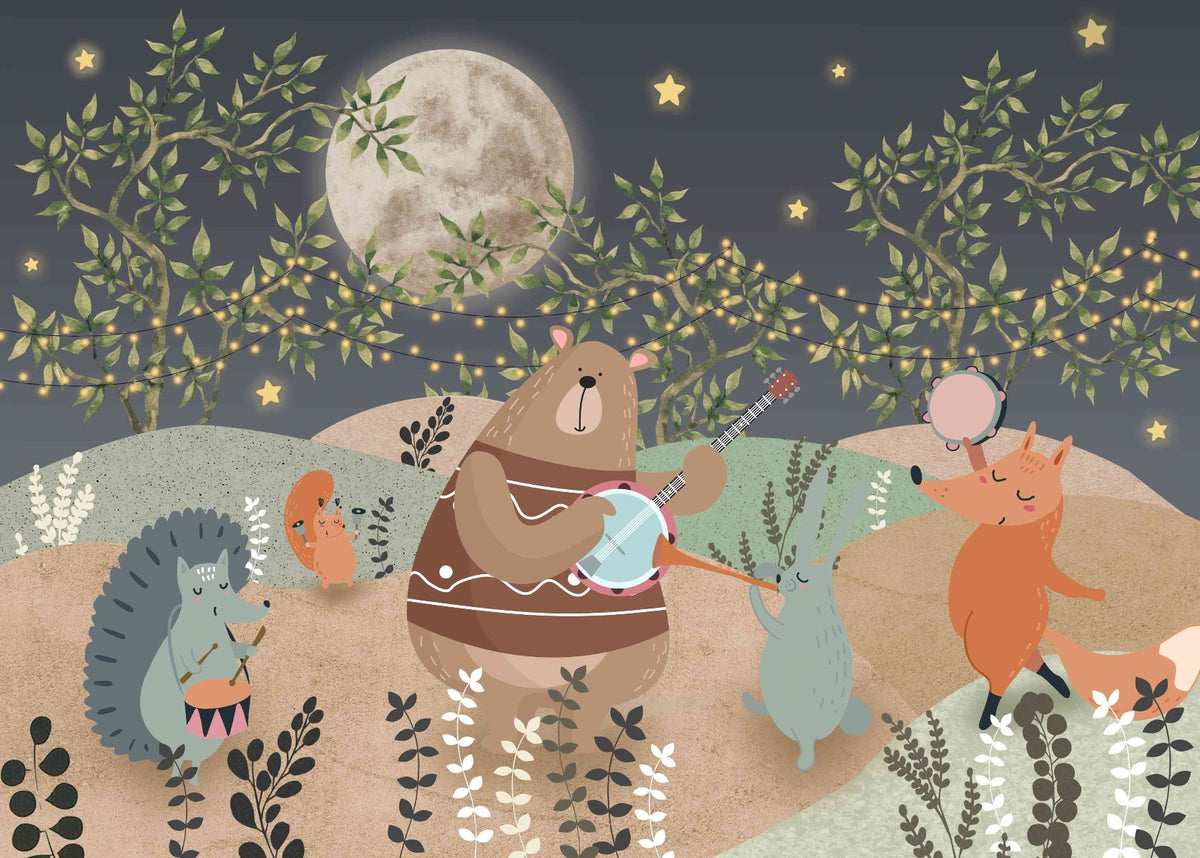 Enchanted Forest Party Wall Mural in your room