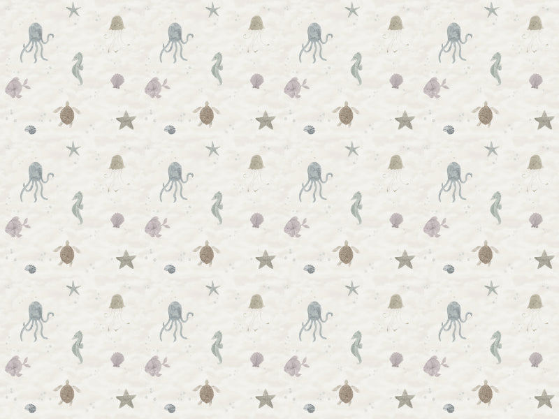 Undersea Marine Life Wallpaper in your room
