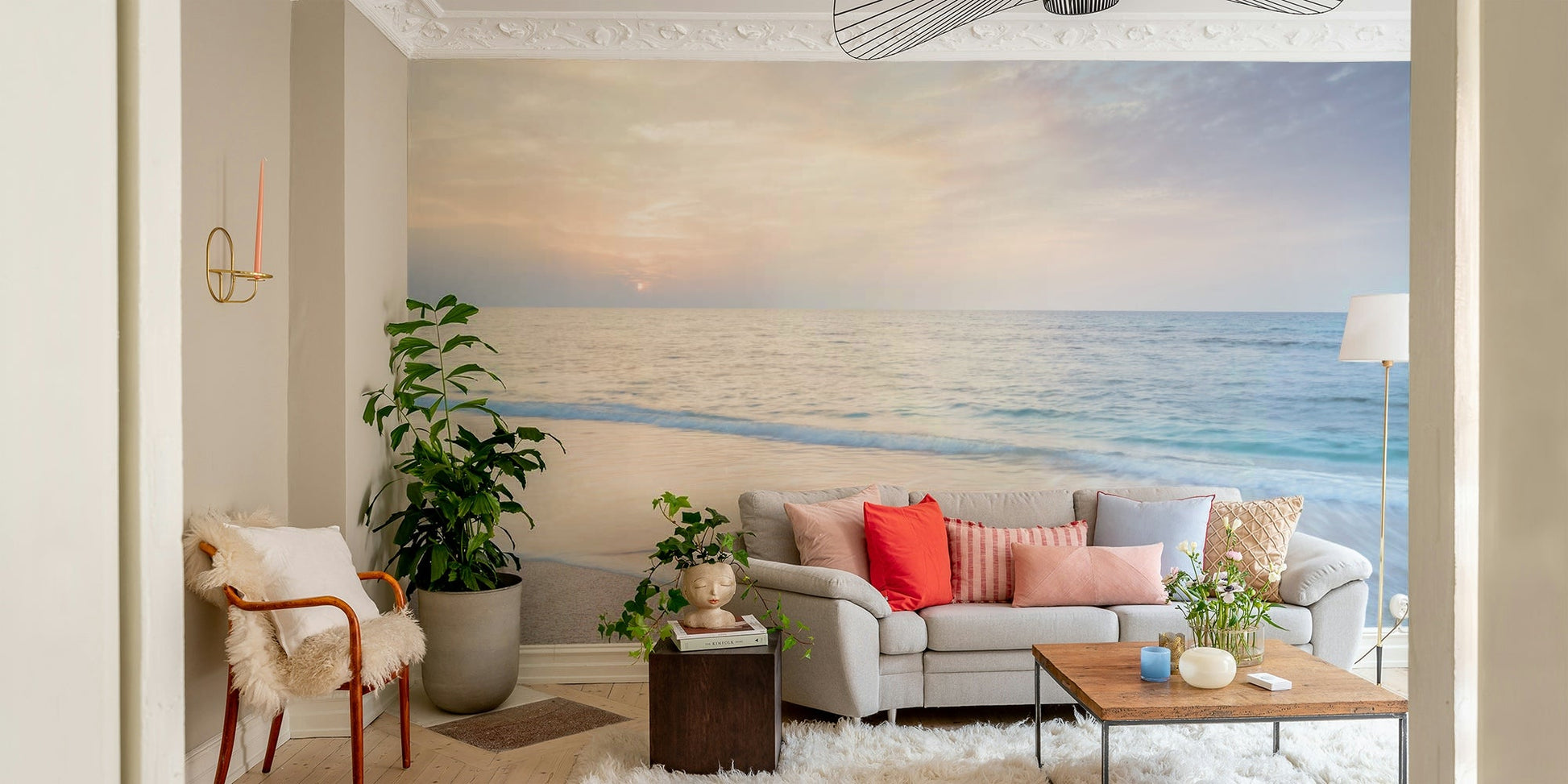 The feeling is one of quiet, natural beauty.

