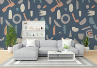 The colors are gentle, with a muted, neutral palette.

