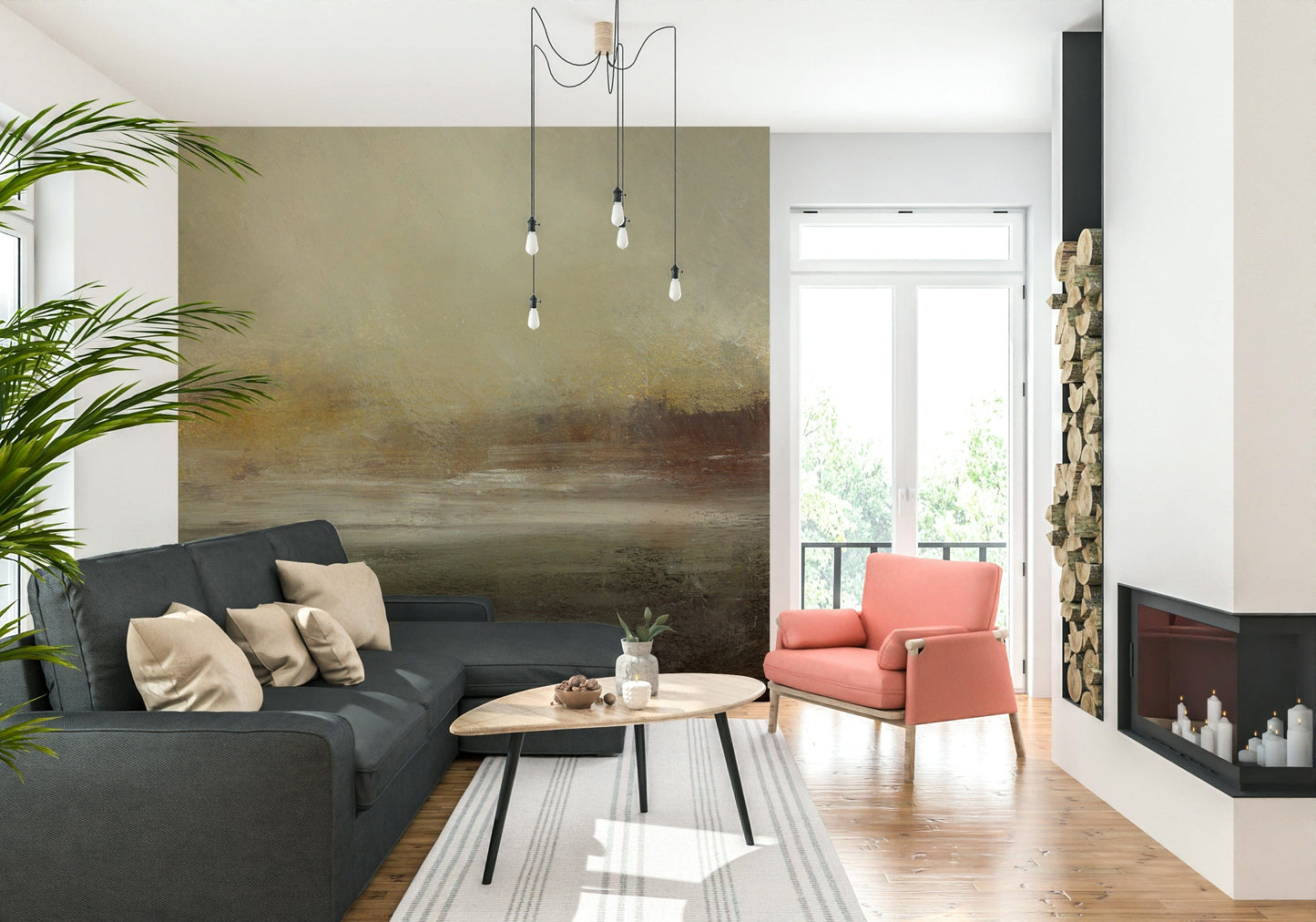 Abstract Horizon Wall Mural -2937857