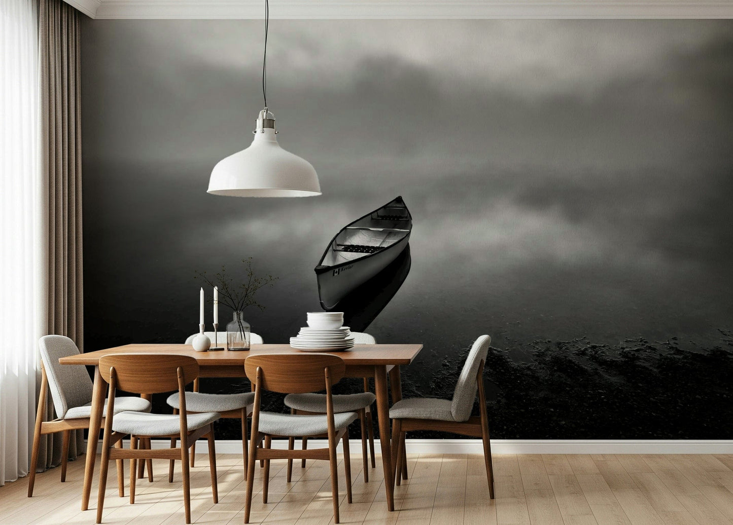 Foggy Voyage Wall Mural -2099729