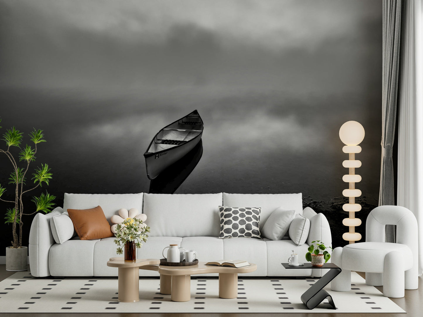 Foggy Voyage Wall Mural -2099729