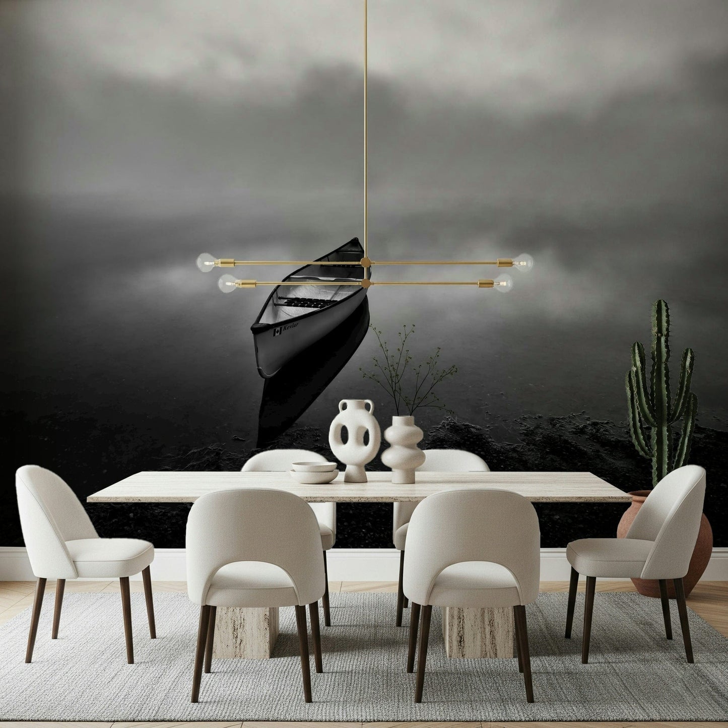 Foggy Voyage Wall Mural -2099729