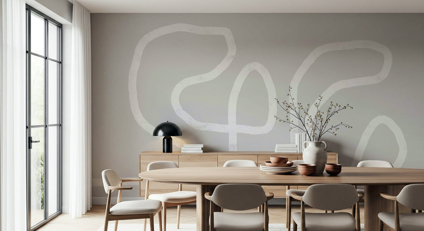 Simple Curves Wall Mural