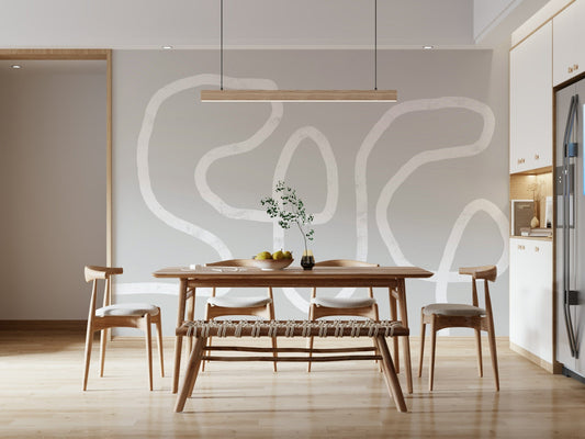 Simple Curves Wall Mural - 2753522