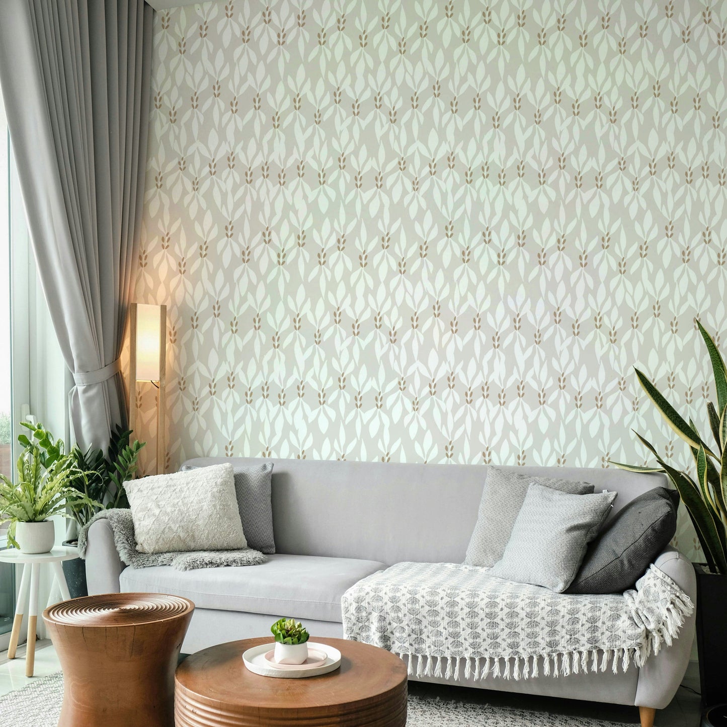 Wallpaper for walls with a woven design

