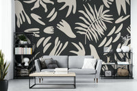 An artistic nature inspired mural for home decor.


