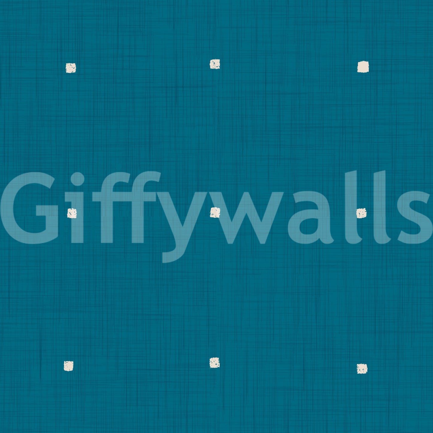 Simple Grid pattern Teal texture wall covering look.