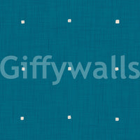 Simple Grid pattern Teal texture wall covering look.