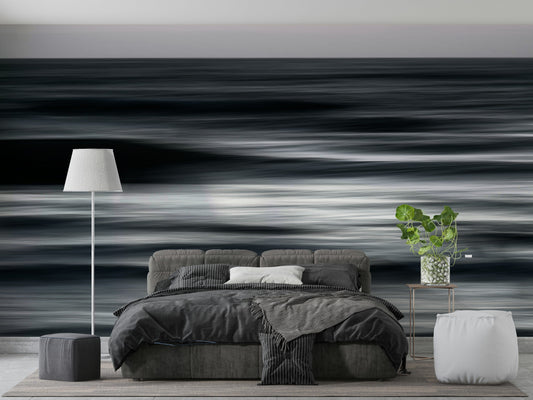 A close-up of the detailed texture in the wave design.

