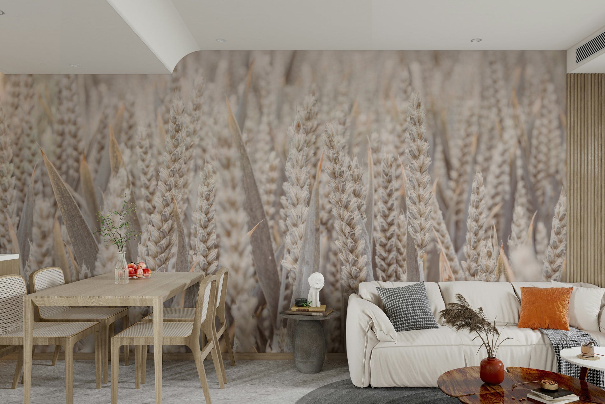 A detail shot of the rolling hills in the wallpaper.

