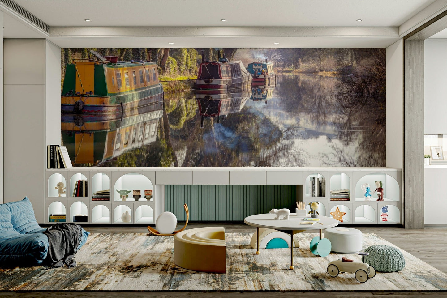 Tranquil and idyllic atmosphere.

