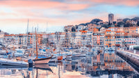 Cannes Vista mural artwork with calm waterfront atmosphere