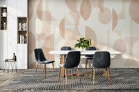 View of friendly shapes and a playful pattern

