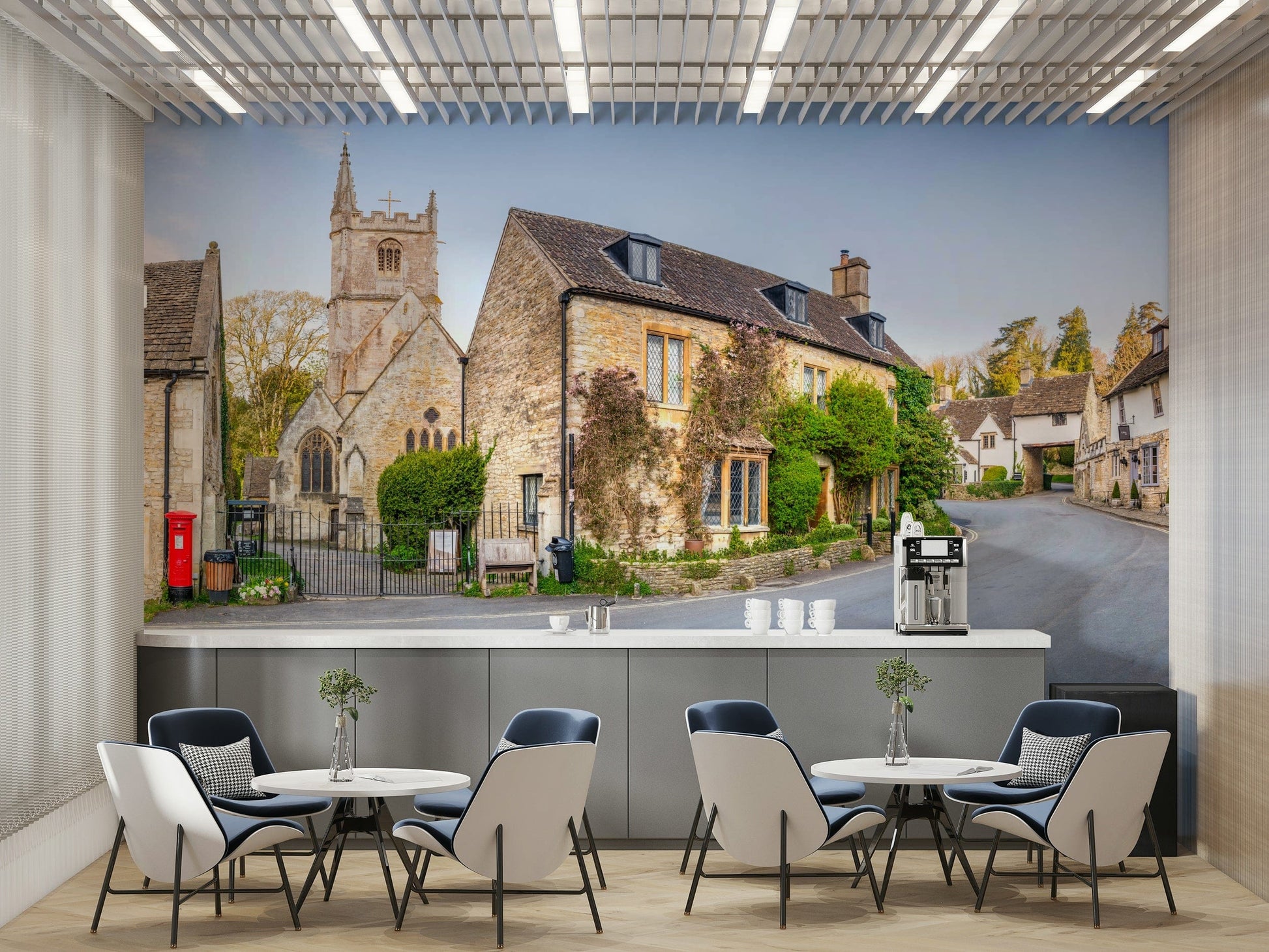 A seamless pattern for a living room or bedroom.

