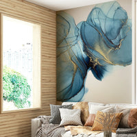 Deep blues and glowing stars for an elegant space

