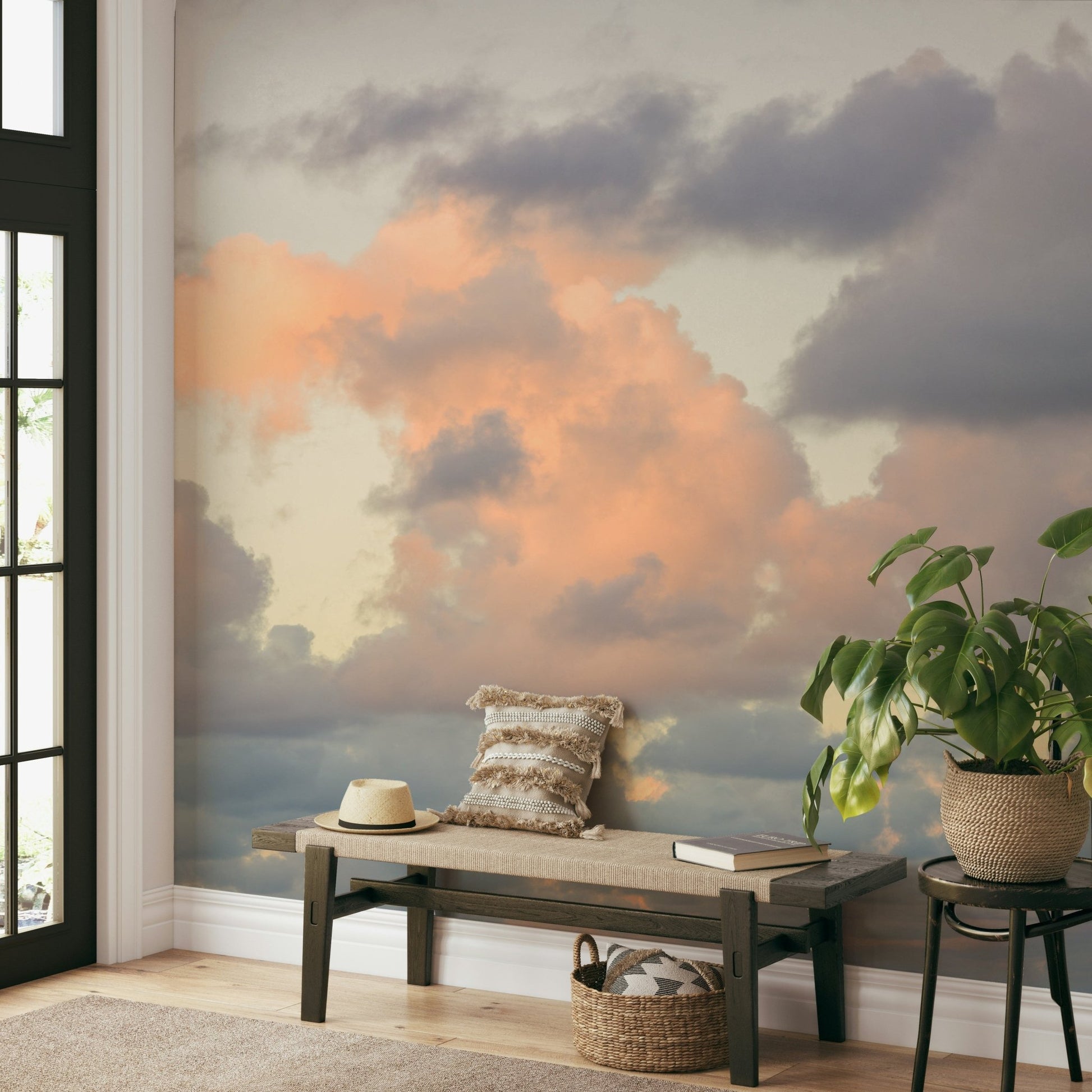 Artistic space mural for interiors

