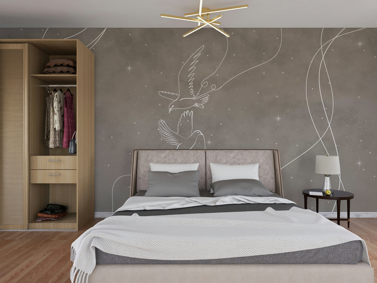 The composition is a soft, flowing scene with an ethereal feel.

