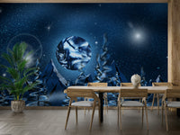 Celestial Pines Mural Wallpaper