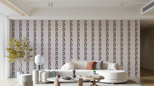 A peaceful wallpaper with a modern, geometric design.

